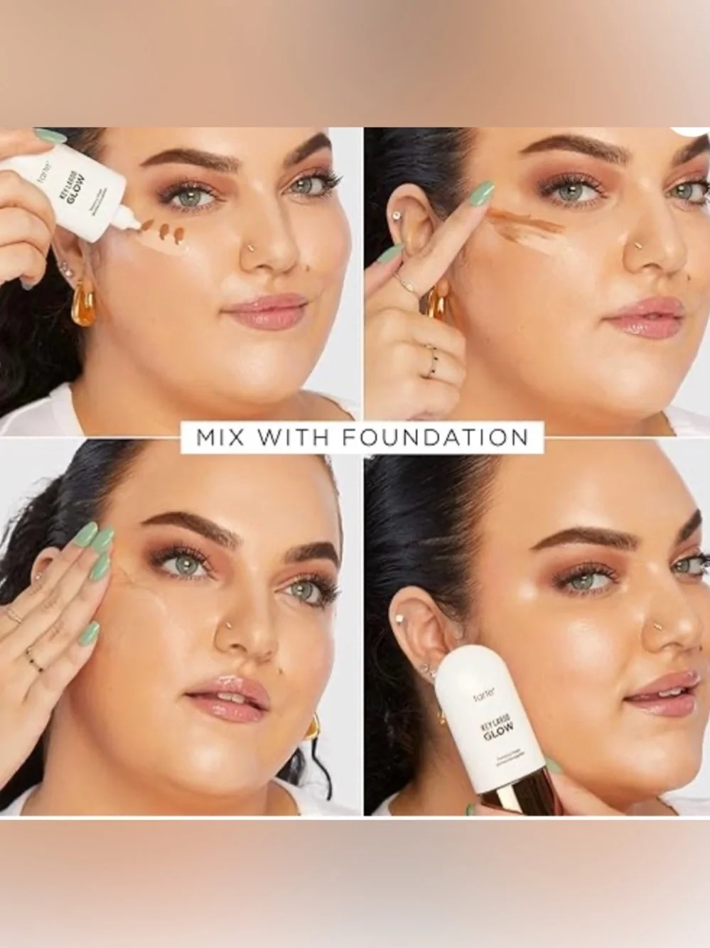 🆕 Tarte key largo glow bronzing drops – Luminous Serum.. Color: champagne glow